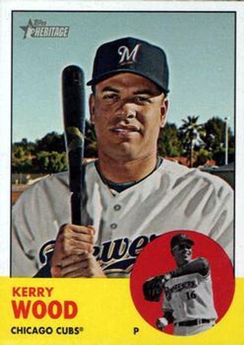 #113b Kerry Wood - Chicago Cubs - 2012 Topps Heritage Baseball