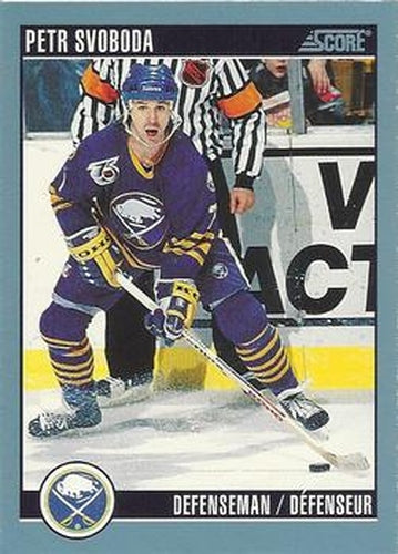 #114 Petr Svoboda - Buffalo Sabres - 1992-93 Score Canadian Hockey