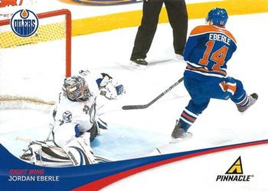 #114 Jordan Eberle - Edmonton Oilers - 2011-12 Panini Pinnacle Hockey