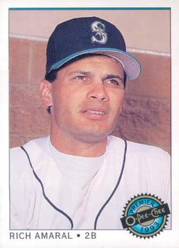 #114 Rich Amaral - Seattle Mariners - 1993 O-Pee-Chee Premier Baseball