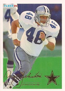 #114 Daryl Johnston - Dallas Cowboys - 1994 Fleer Football