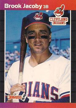 #114 Brook Jacoby - Cleveland Indians - 1989 Donruss Baseball