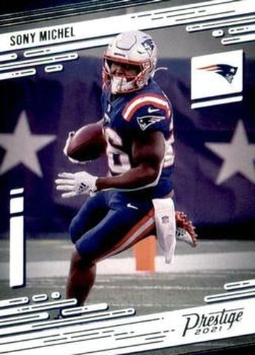 #114 Sony Michel - New England Patriots - 2021 Panini Prestige Football