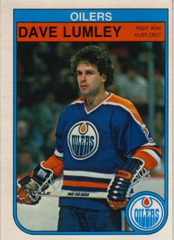 #114 Dave Lumley - Edmonton Oilers - 1982-83 O-Pee-Chee Hockey