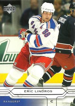 #114 Eric Lindros - New York Rangers - 2004-05 Upper Deck Hockey