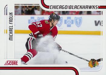 #114 Michael Frolik - Chicago Blackhawks - 2011-12 Score Hockey