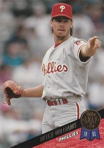 #114 Mitch Williams - Philadelphia Phillies - 1993 Leaf Baseball