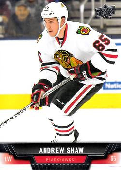 #114 Andrew Shaw - Chicago Blackhawks - 2013-14 Upper Deck Hockey