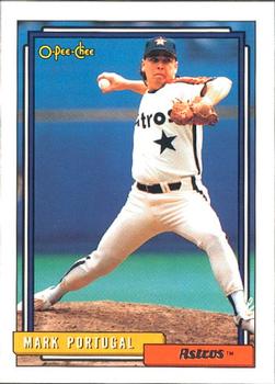 #114 Mark Portugal - Houston Astros - 1992 O-Pee-Chee Baseball