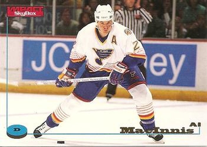 #114 Al MacInnis - St. Louis Blues - 1996-97 SkyBox Impact Hockey