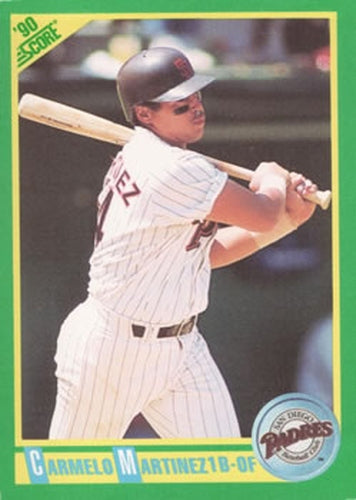 #114 Carmelo Martinez - San Diego Padres - 1990 Score Baseball