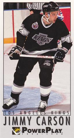 #114 Jimmy Carson - Los Angeles Kings - 1993-94 Fleer PowerPlay Hockey