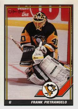 #114 Frank Pietrangelo - Pittsburgh Penguins - 1991-92 O-Pee-Chee Hockey