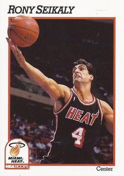 #114 Rony Seikaly - Miami Heat - 1991-92 Hoops Basketball