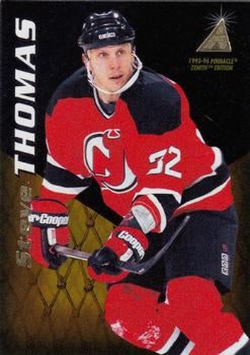 #114 Steve Thomas - New Jersey Devils - 1995-96 Zenith Hockey