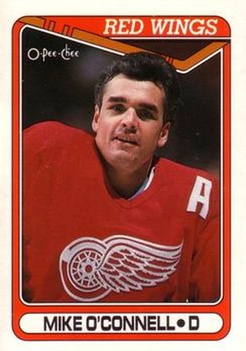 #114 Mike O'Connell - Detroit Red Wings - 1990-91 O-Pee-Chee Hockey