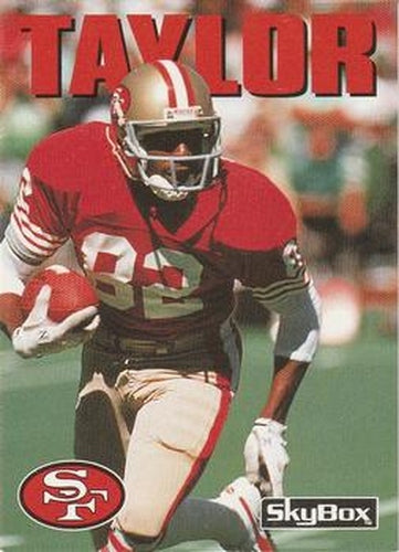 #114 John Taylor - San Francisco 49ers - 1992 SkyBox Impact Football