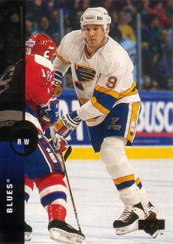 #114 Denny Felsner - St. Louis Blues - 1994-95 Upper Deck Hockey