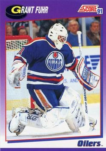 #114 Grant Fuhr - Edmonton Oilers - 1991-92 Score American Hockey