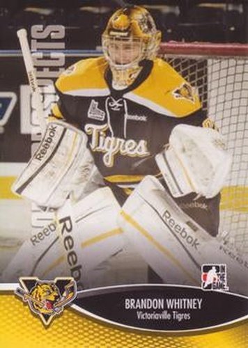 #114 Brandon Whitney - Victoriaville Tigres - 2012-13 In The Game Heroes and Prospects Hockey