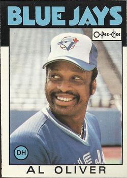 #114 Al Oliver - Toronto Blue Jays - 1986 O-Pee-Chee Baseball
