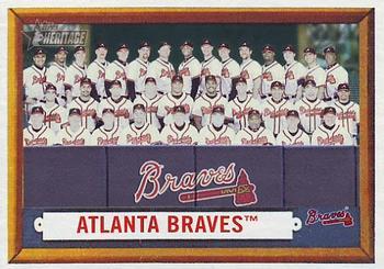 #114 Atlanta Braves - Atlanta Braves - 2006 Topps Heritage Baseball