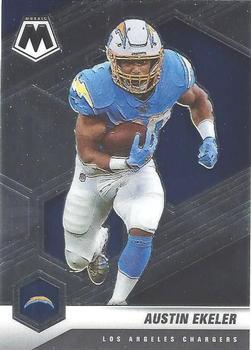 #114 Austin Ekeler - Los Angeles Chargers - 2021 Panini Mosaic Football