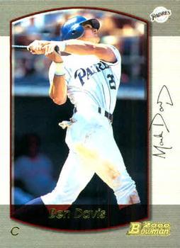 #114 Ben Davis - San Diego Padres - 2000 Bowman Baseball