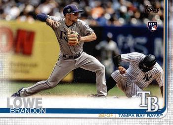#114 Brandon Lowe - Tampa Bay Rays - 2019 Topps Baseball