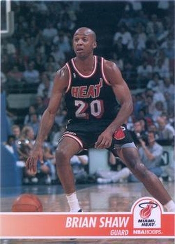 #114 Brian Shaw - Miami Heat - 1994-95 Hoops Basketball