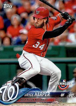 #114 Bryce Harper - Washington Nationals - 2018 Topps Opening Day Baseball