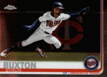 #114 Byron Buxton - Minnesota Twins - 2019 Topps Chrome Baseball