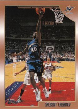 #114 Calbert Cheaney - Washington Wizards - 1998-99 Topps Basketball