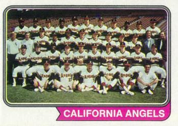 #114 California Angels - California Angels - 1974 Topps Baseball
