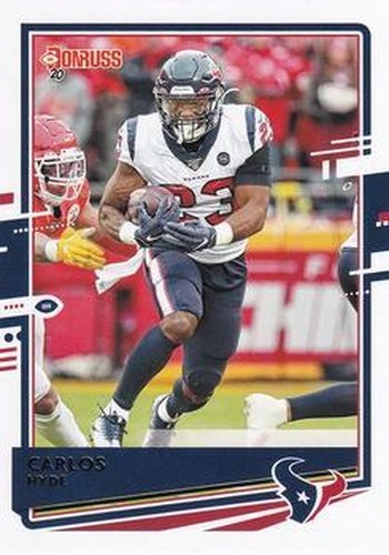 #114 Carlos Hyde - Houston Texans - 2020 Donruss Football