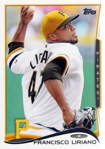 #114 Francisco Liriano - Pittsburgh Pirates - 2014 Topps Baseball