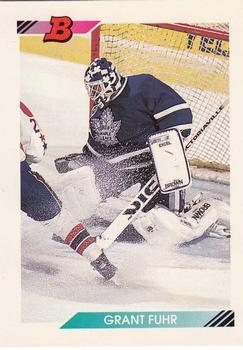 #114 Grant Fuhr - Toronto Maple Leafs - 1992-93 Bowman Hockey