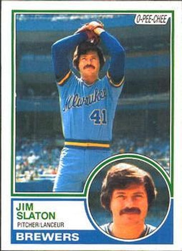 #114 Jim Slaton - Milwaukee Brewers - 1983 O-Pee-Chee Baseball
