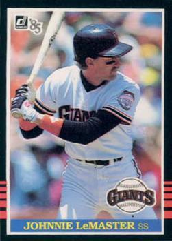 #114 Johnnie LeMaster - San Francisco Giants - 1985 Donruss Baseball