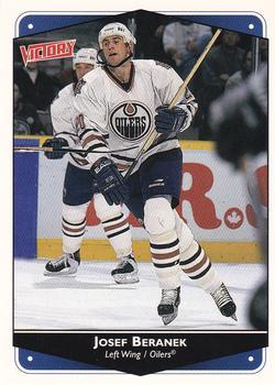 #114 Josef Beranek - Edmonton Oilers - 1999-00 Upper Deck Victory Hockey