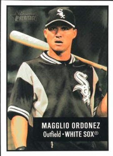 #114 Magglio Ordonez - Chicago White Sox - 2003 Bowman Heritage Baseball