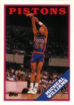 #114 Micheal Williams - Detroit Pistons - 1992-93 Topps Archives Basketball