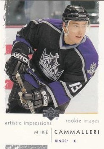 #114 Mike Cammalleri - Los Angeles Kings - 2002-03 UD Artistic Impressions Hockey