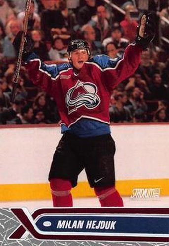 #114 Milan Hejduk - Colorado Avalanche - 2000-01 Stadium Club Hockey