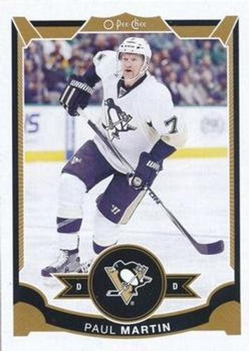 #114 Paul Martin - Pittsburgh Penguins - 2015-16 O-Pee-Chee Hockey