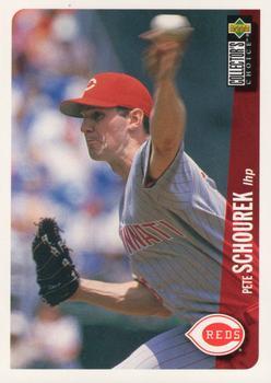 #114 Pete Schourek - Cincinnati Reds - 1996 Collector's Choice Baseball