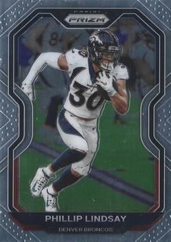 #114 Phillip Lindsay - Denver Broncos - 2020 Panini Prizm Football