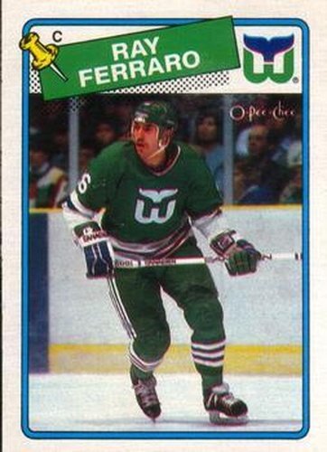 #114 Ray Ferraro - Hartford Whalers - 1988-89 O-Pee-Chee Hockey