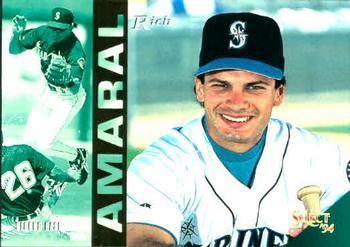 #114 Rich Amaral - Seattle Mariners - 1994 Select Baseball
