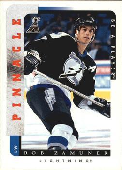 #114 Rob Zamuner - Tampa Bay Lightning - 1996-97 Pinnacle Be a Player Hockey
